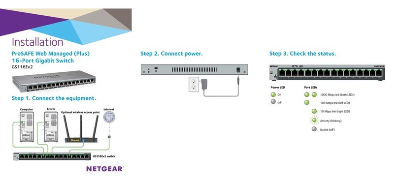 NETGEAR ProSAFE GS116Ev2 User manual