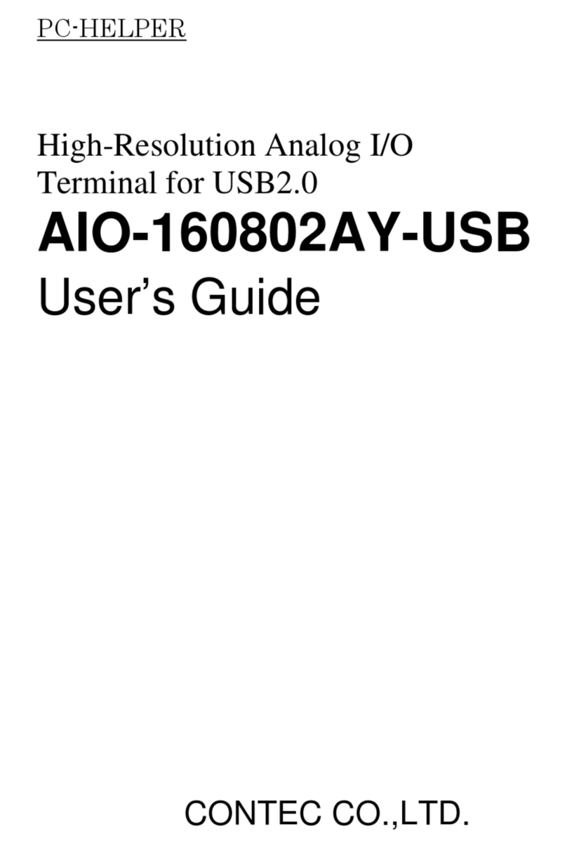 Contec AIO-160802AY-USB user guide Contec AIO-160802AY-USB user guide