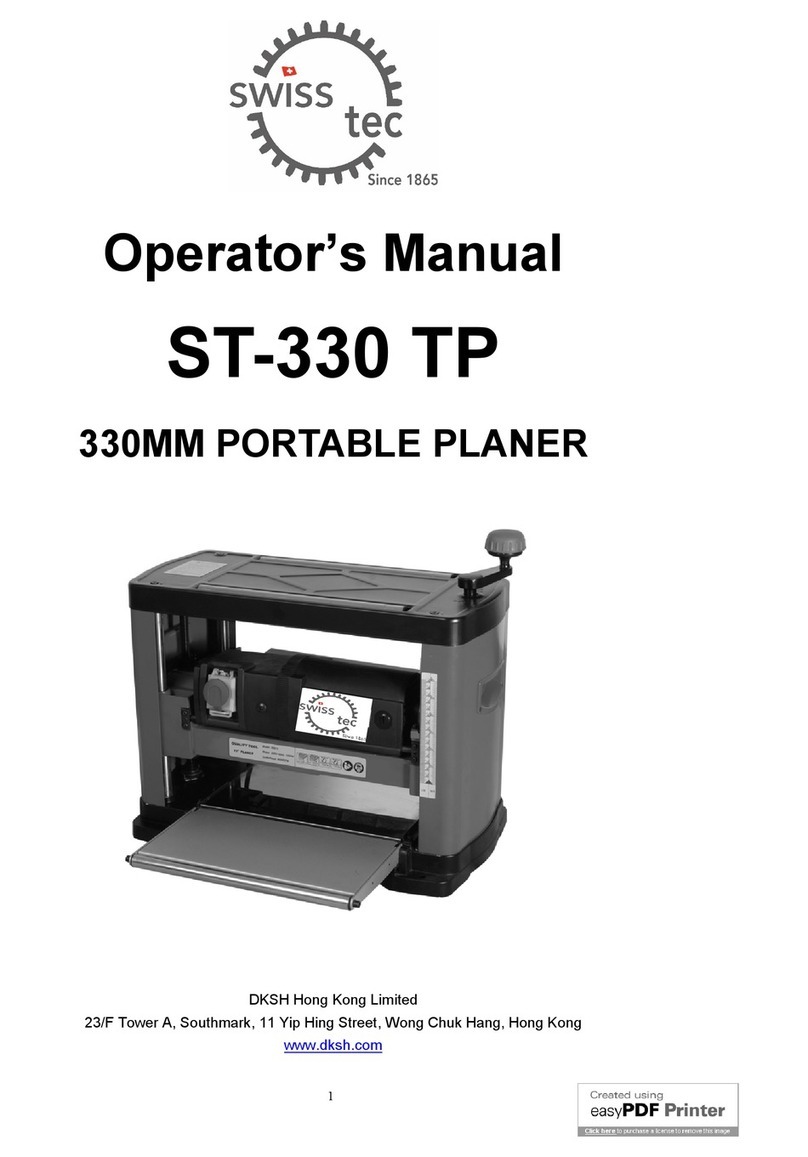 SWISS TEC ST-330 TP Operator's manual