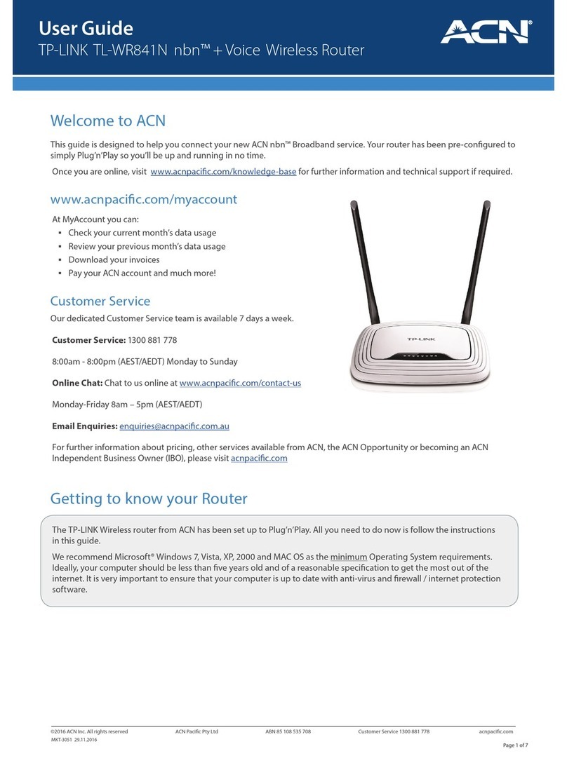 TP-Link TL-WR841N User manual