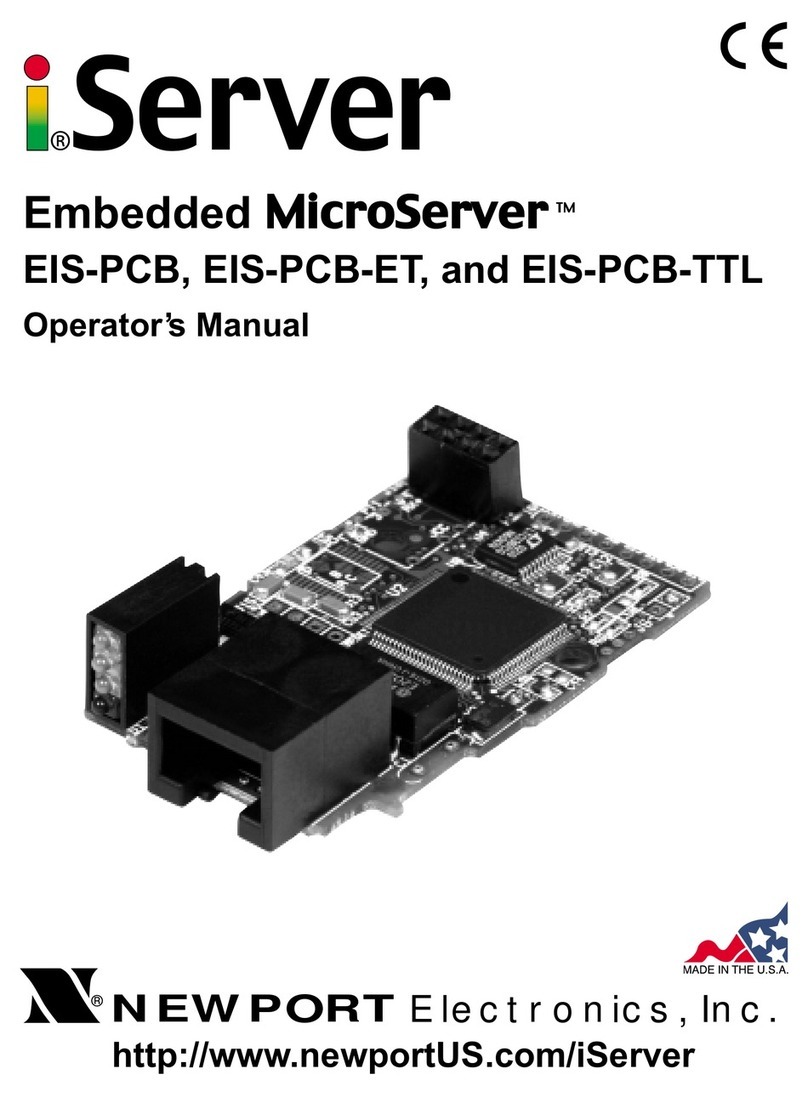 Newport iServer MicroServer EIS-PCB User manual