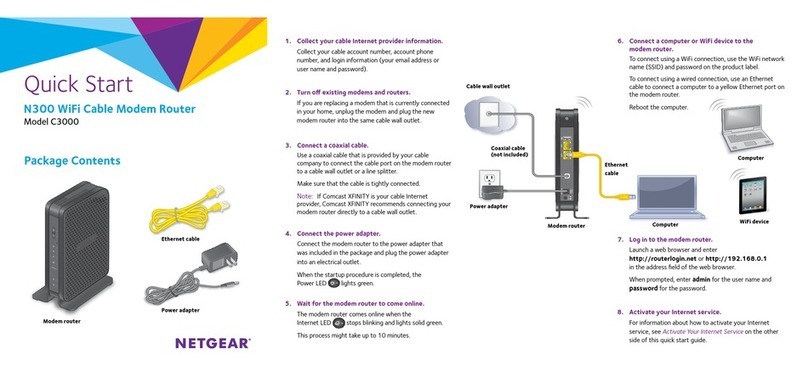 NETGEAR C3000 quick start