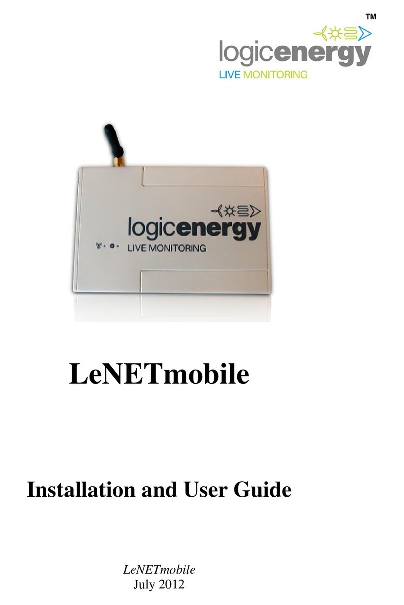 logicenergy LeNETmobile User manual
