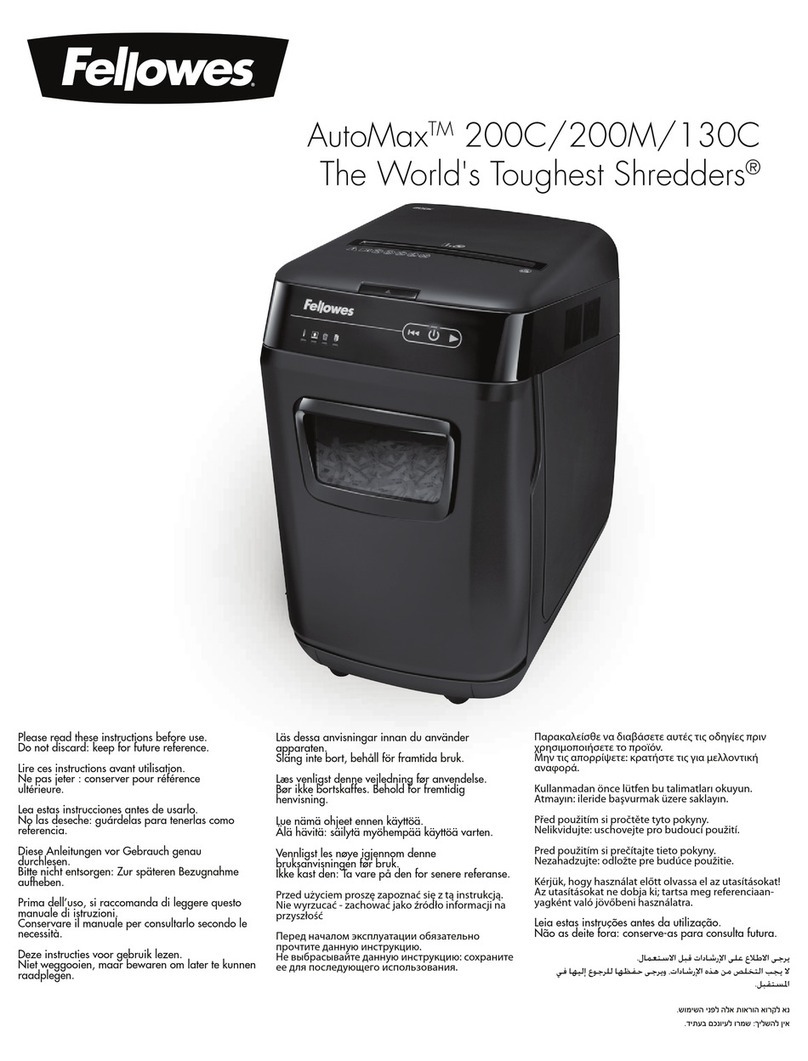 Fellowes AutoMax AutoMax 200C manual