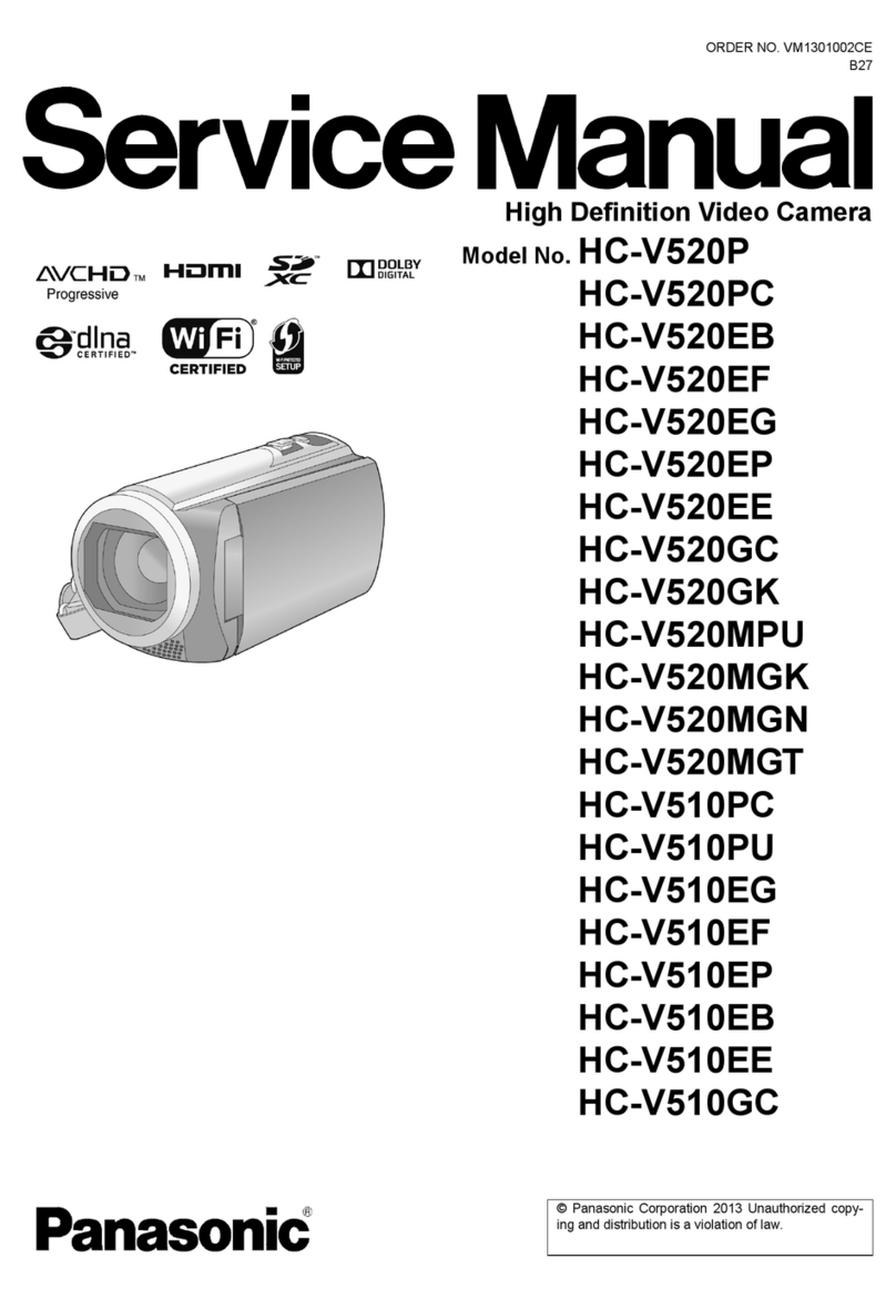 Panasonic HC-V520P Service manual