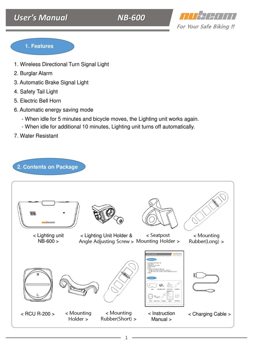 NUBEAM NB-600 user manual