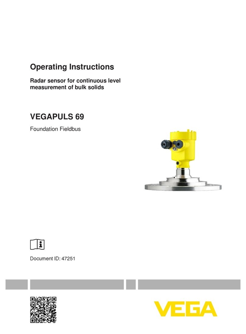 Vega VEGAPULS 69 operating instructions