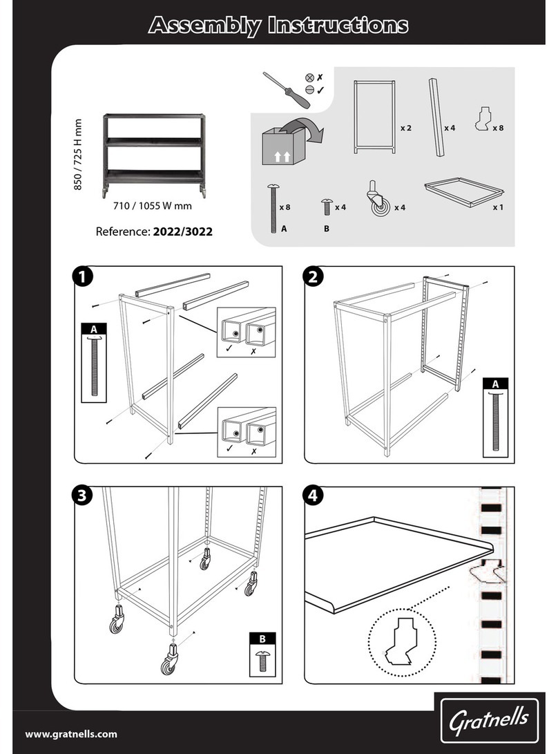 Gratnells 2022 Assembly instructions