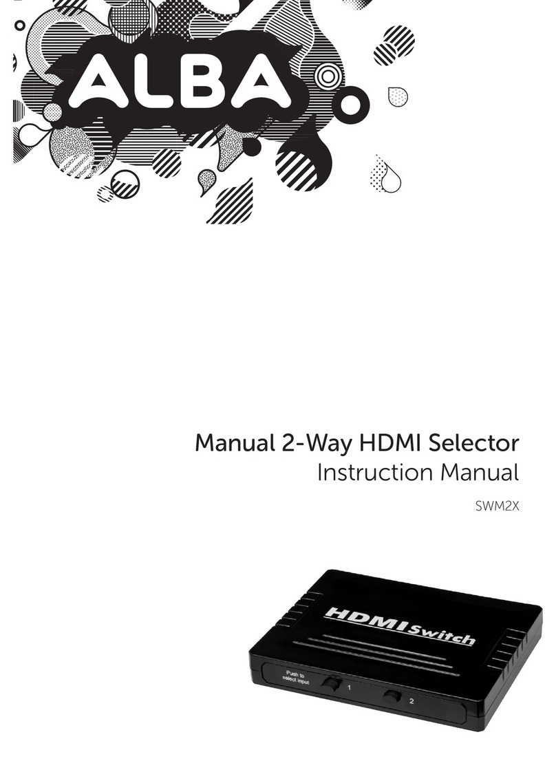 Alba SWM2X instruction manual