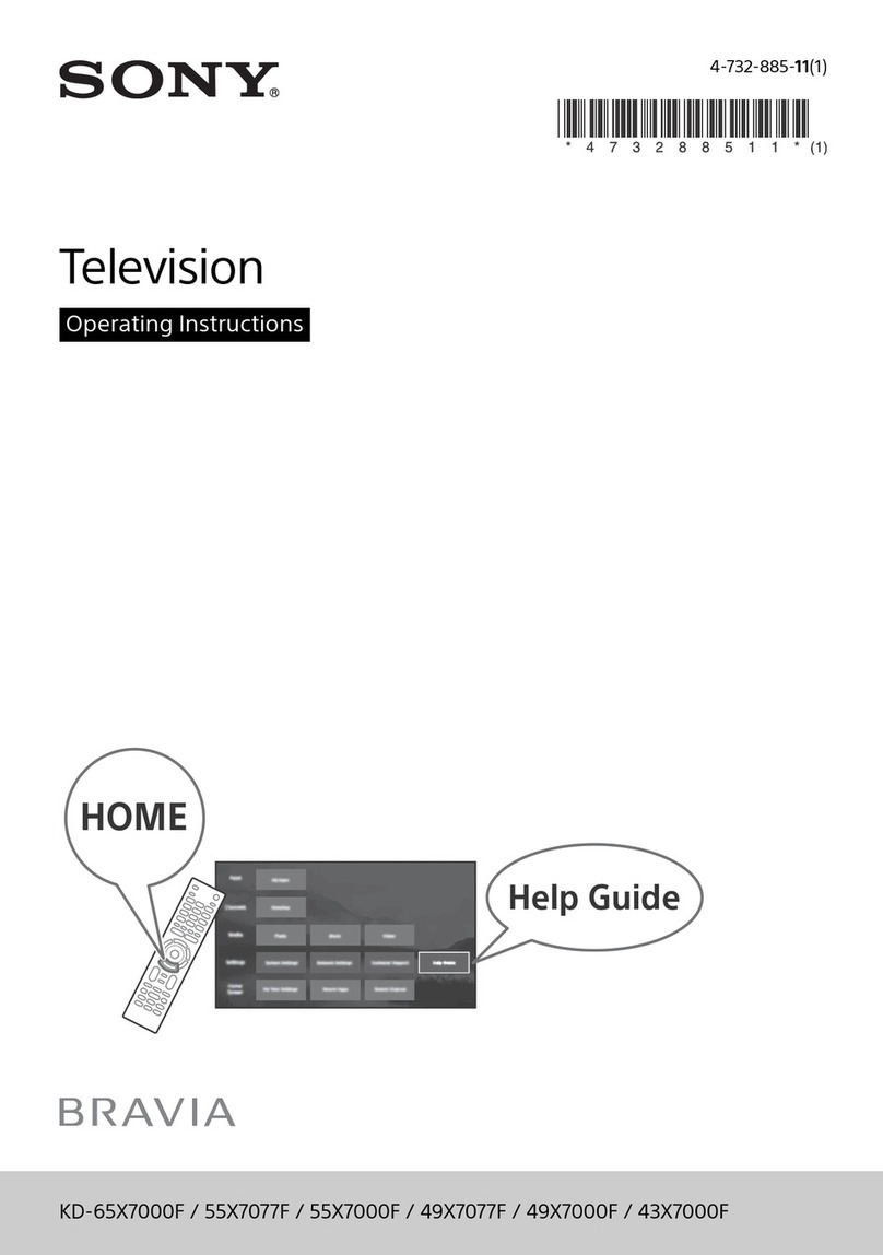 Sony Bravia KD-55X7077F User manual