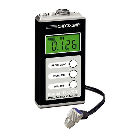 Check-line ULTRASONIC TI-25LT User manual