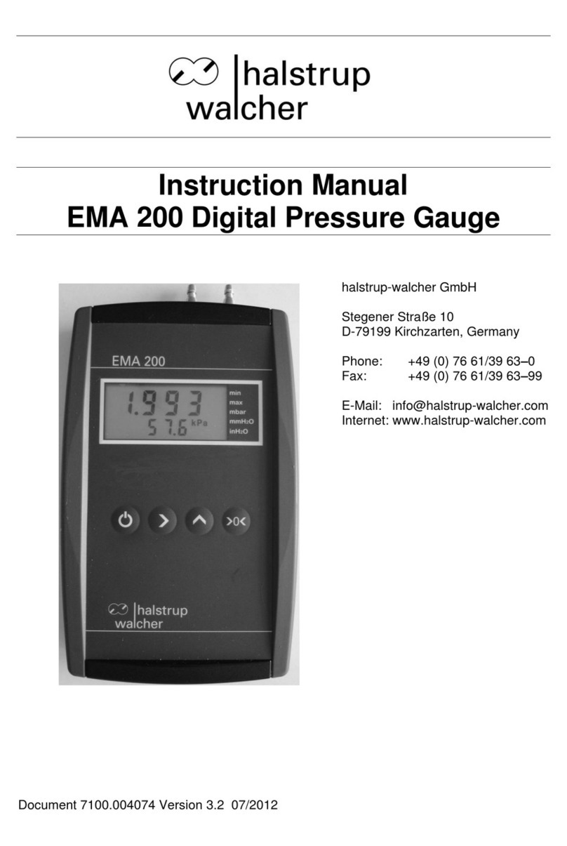 halstrup-walcher EMA 200 User manual