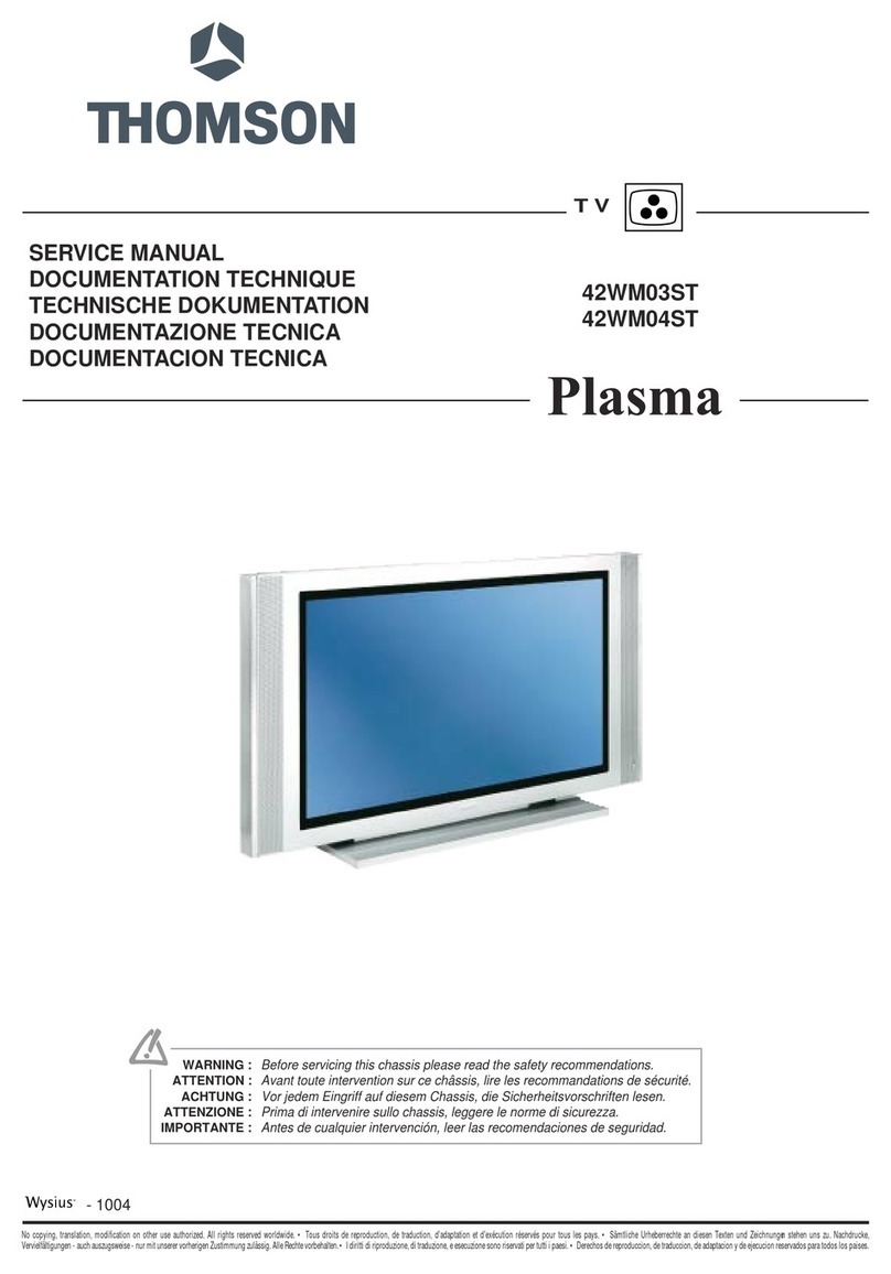 THOMSON 42WM03ST User manual
