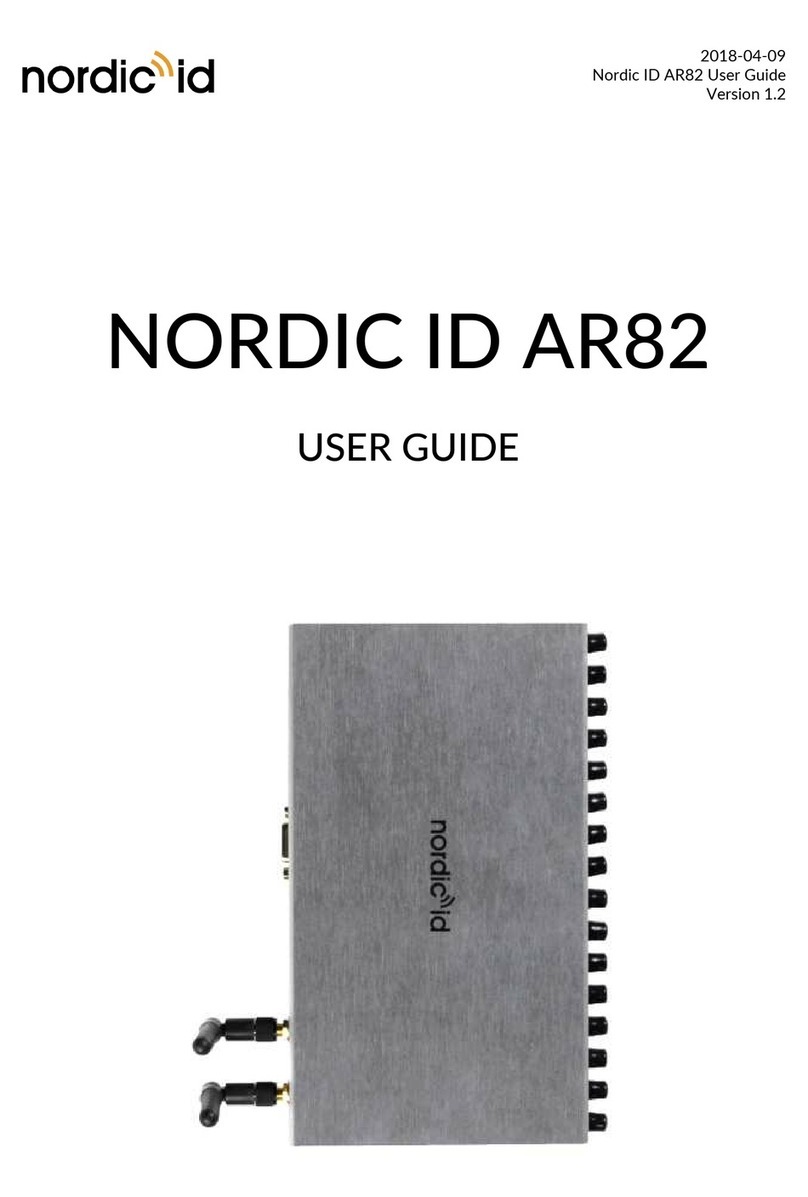 Nordic ID AR82 User manual Nordic ID AR82 User manual