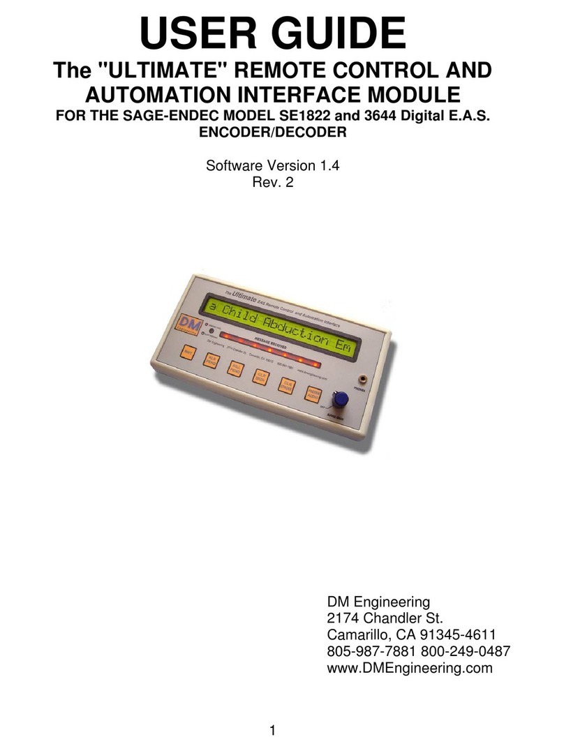 DM Engineering SE1822 user guide