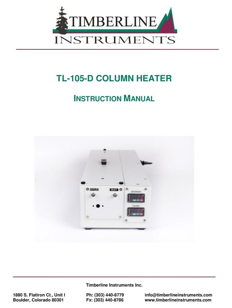 Timberline Instruments TL-105-D instruction manual Timberline Instruments TL-105-D instruction manual