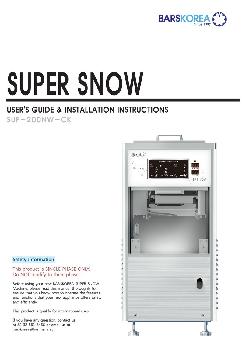 BARSKOREA SUF-200NW-CK User's guide & installation instructions BARSKOREA SUF-200NW-CK User's guide & installation instructions