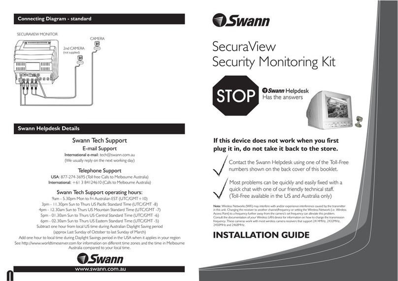 Swann SecuraView User manual