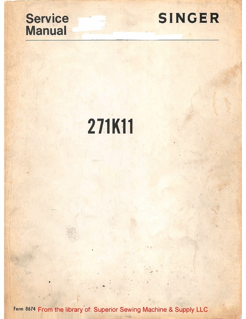 Singer 271K11 Service manual