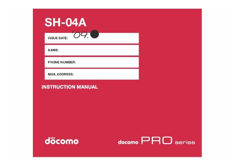 Docomo SH-04A User manual
