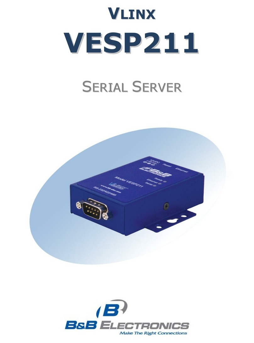 B&B Electronics Vlinx VESP211 User manual