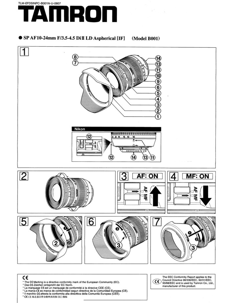 Tamron B001 manual