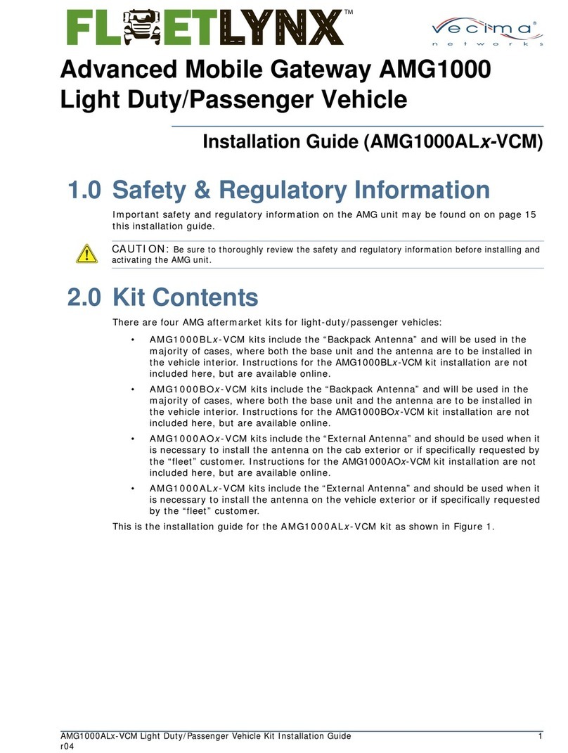 FleetLynx AMG1000ALx-VCM installation guide