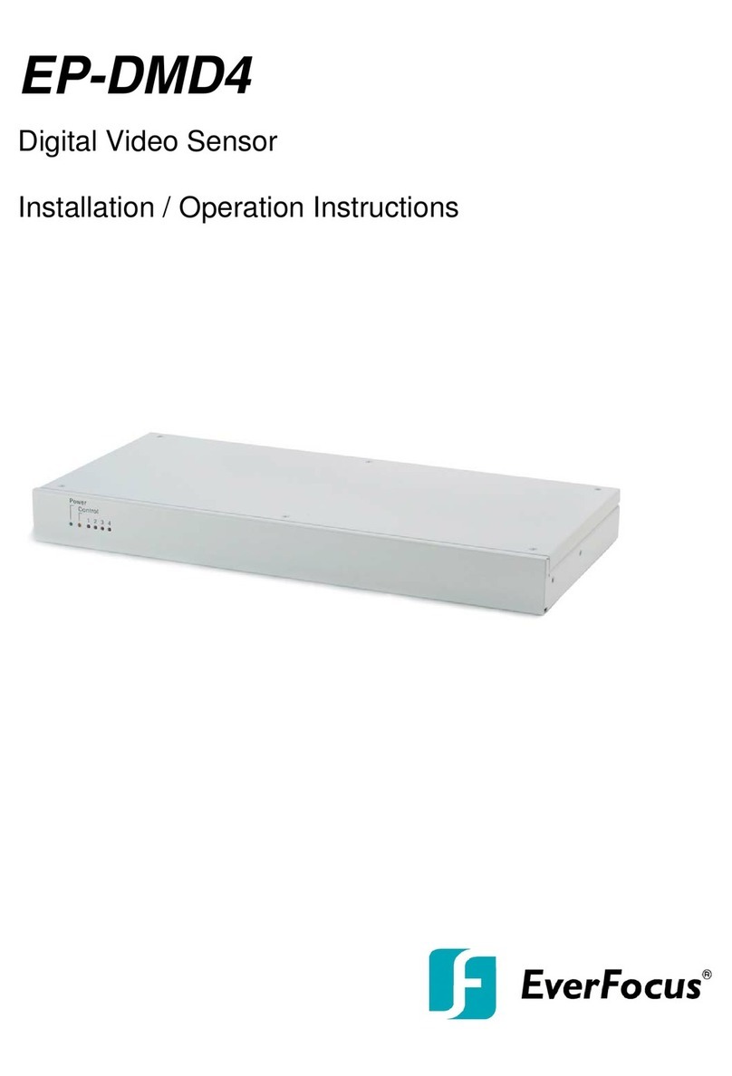 EverFocus EP-DMD4 Installation and operation instructions