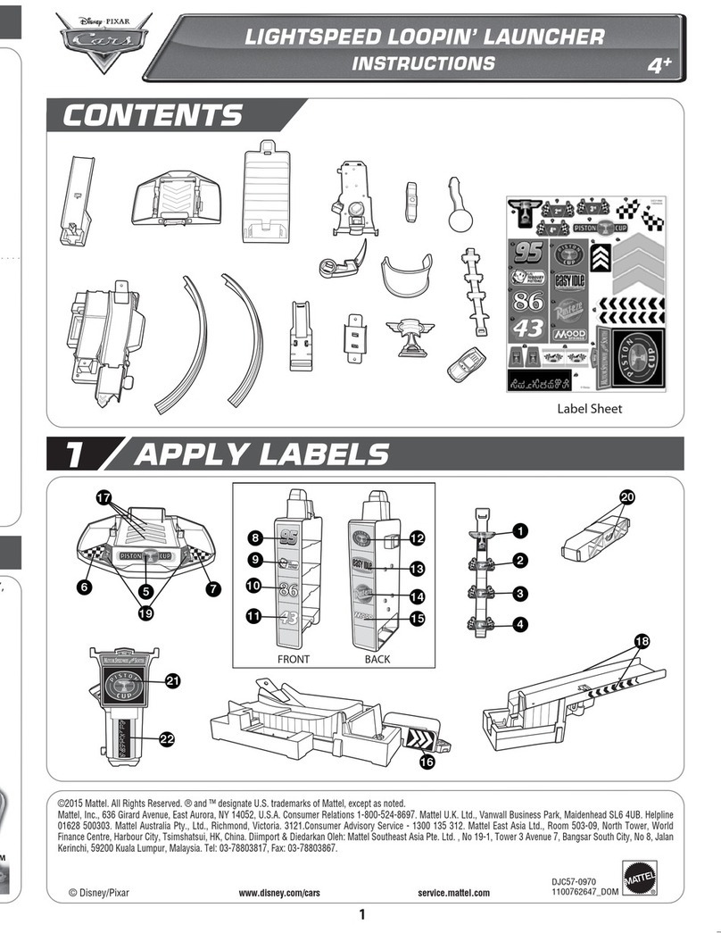 Mattel DJC57 instructions