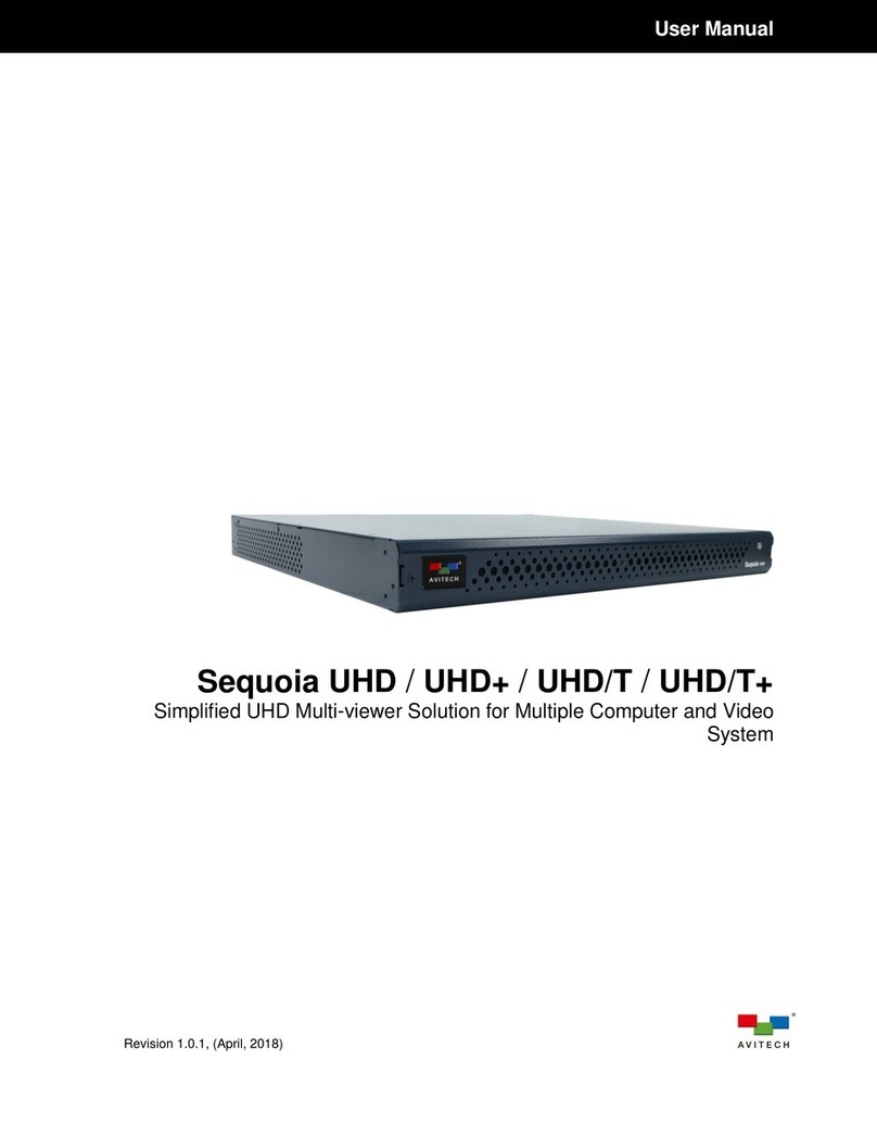 Avitech Sequoia UHD user manual