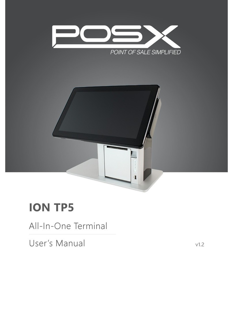 POS-X ION TP5 user manual