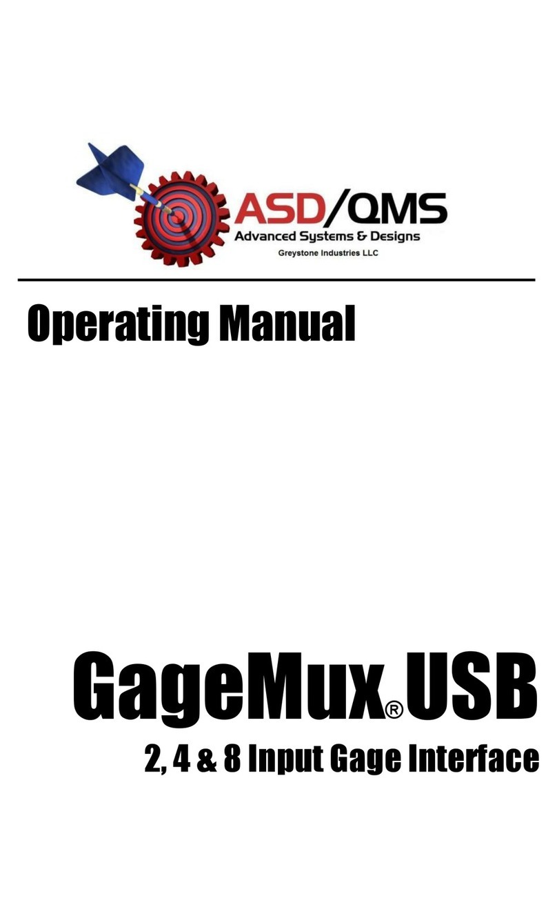 ASDQMS GageMux 500-20-USB operating manual