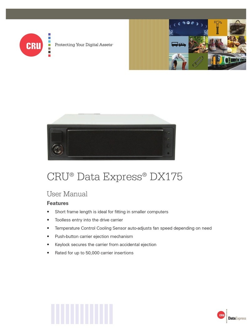 CRU Dataport Data Express DX175 user manual