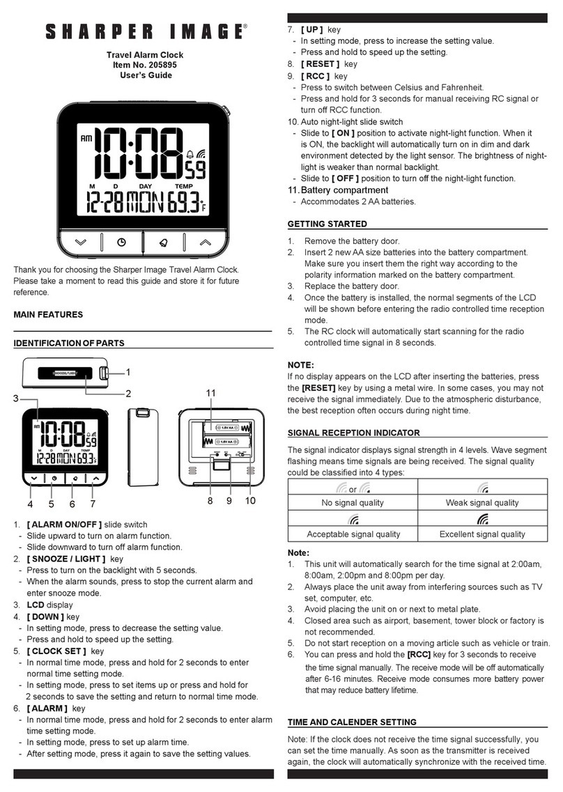 Sharper Image 205895 User manual