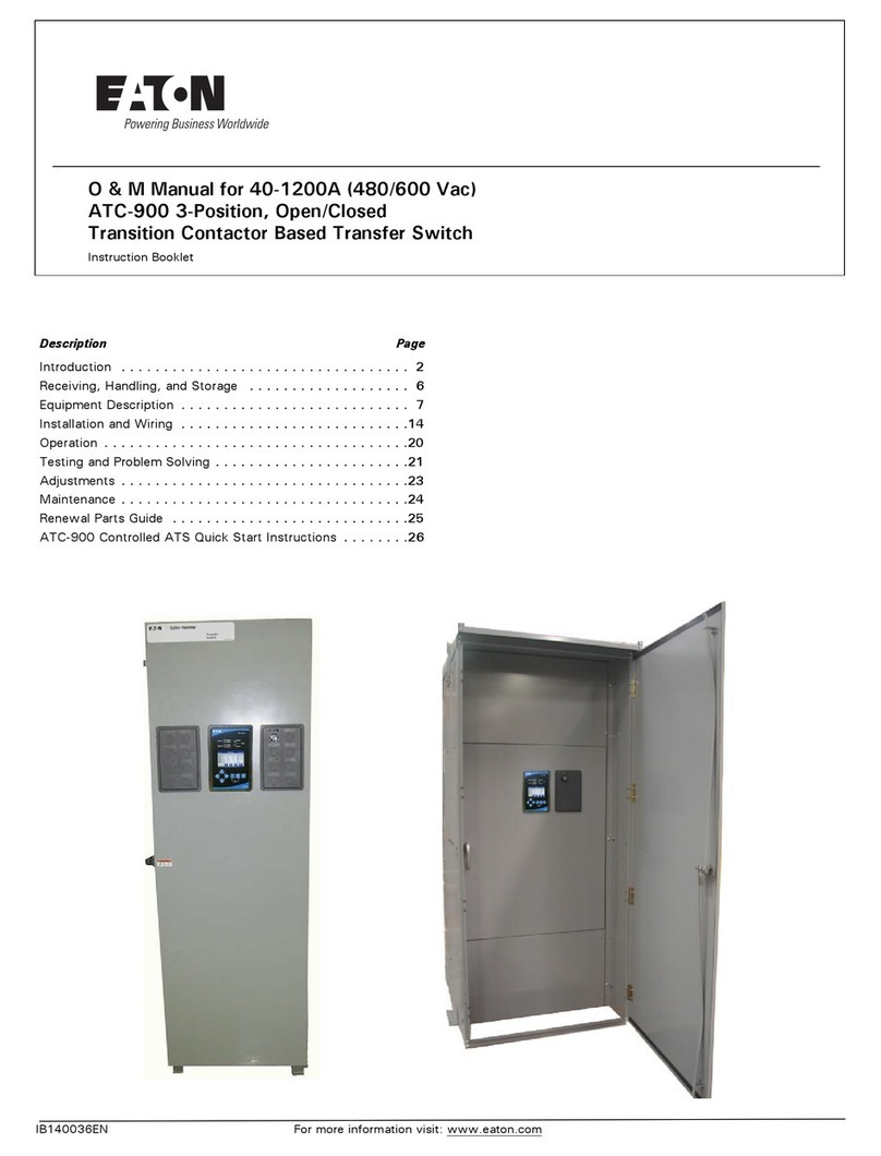 Eaton ATC-900 Instruction booklet
