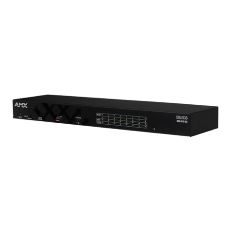 AMX SDX-810-DX Solecis User manual