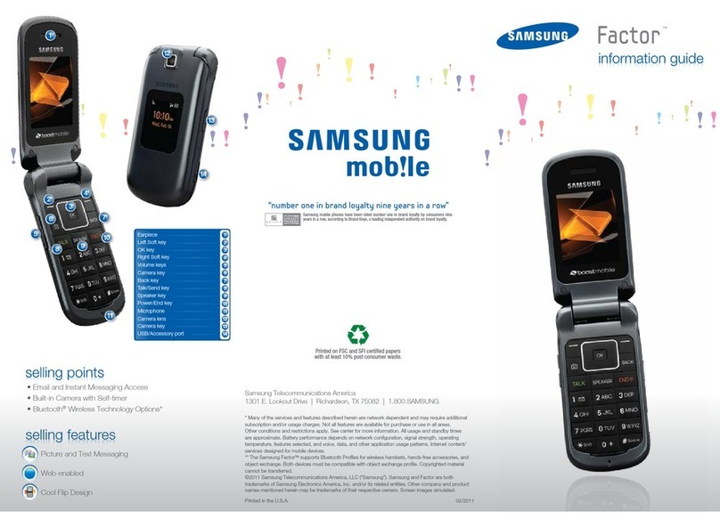 Samsung Factor Technical manual