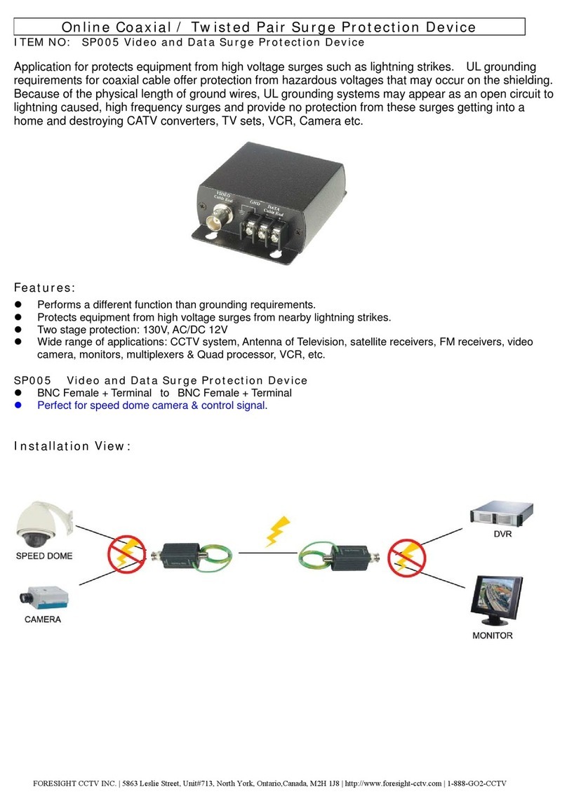 FORESIGHT SP005 user manual