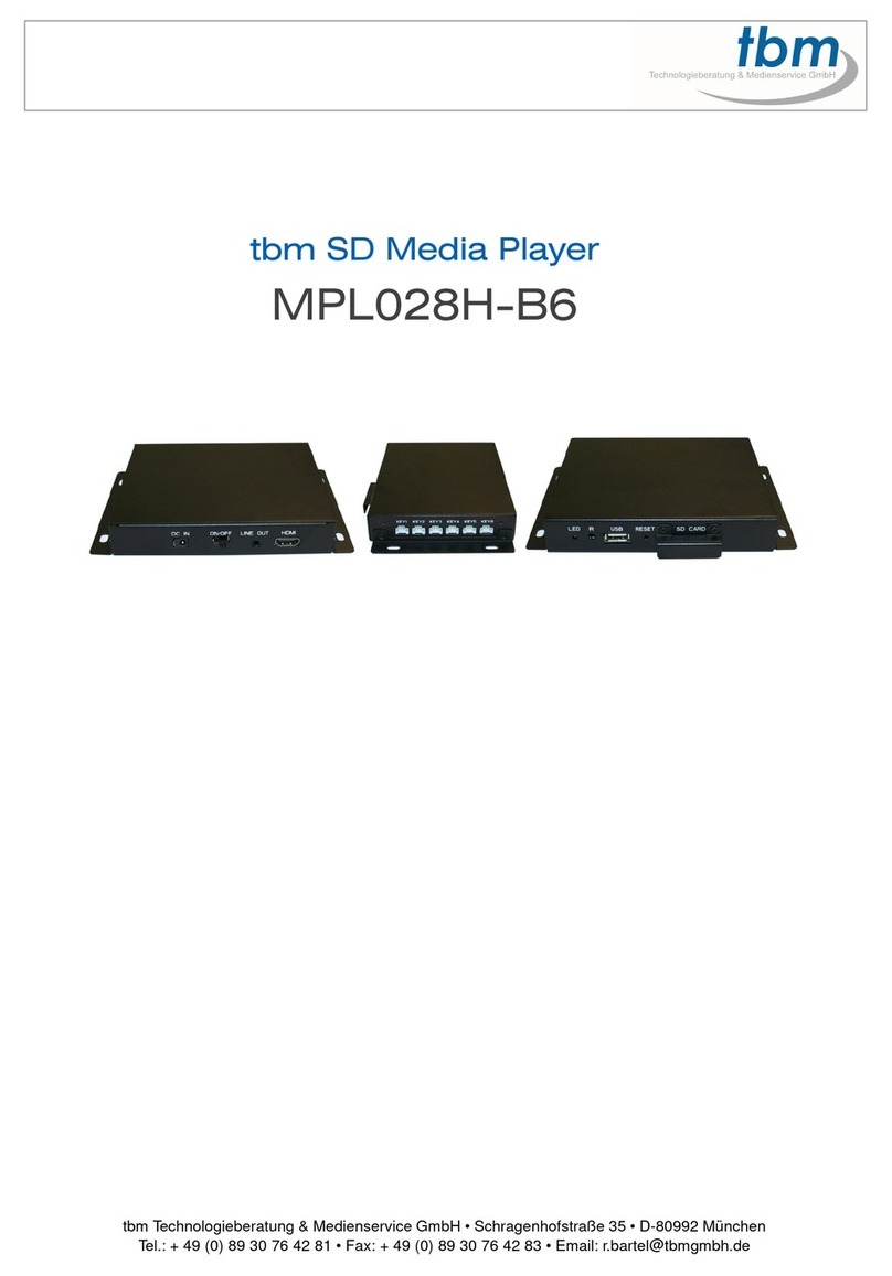 TBM MPL028H-B6 manual
