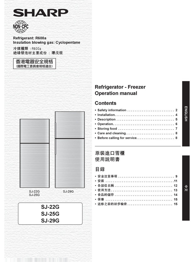 Sharp SJ-22G User manual