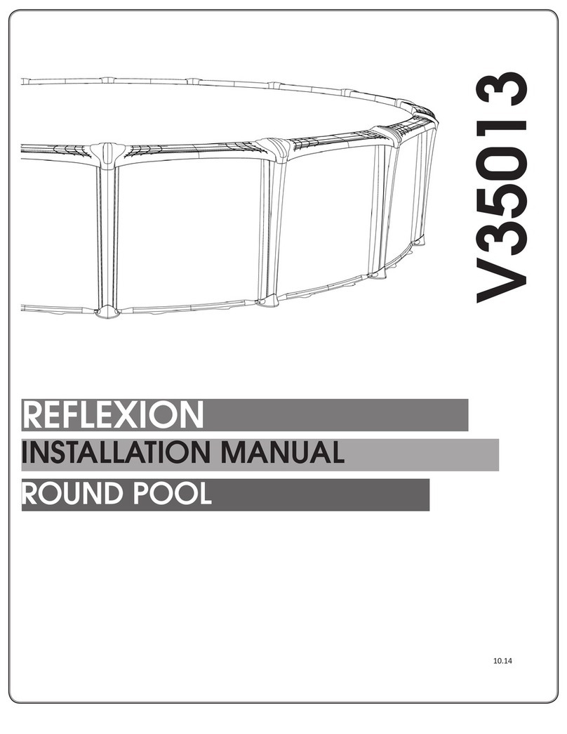 Piscine Solide REFLEXION V35013 installation manual