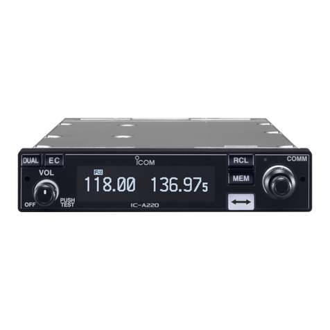 Icom IC-A220 installation manual