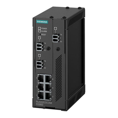 Siemens RUGGEDCOM RS900 installation guide