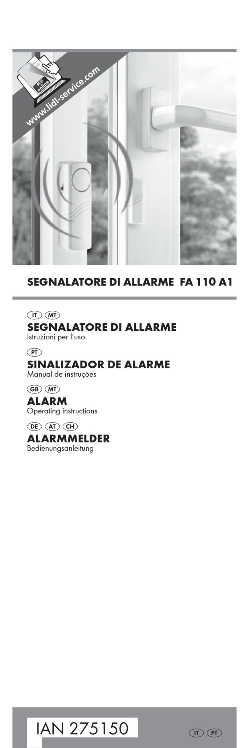 Kompernass FA 110 A1 operating instructions Kompernass FA 110 A1 operating instructions