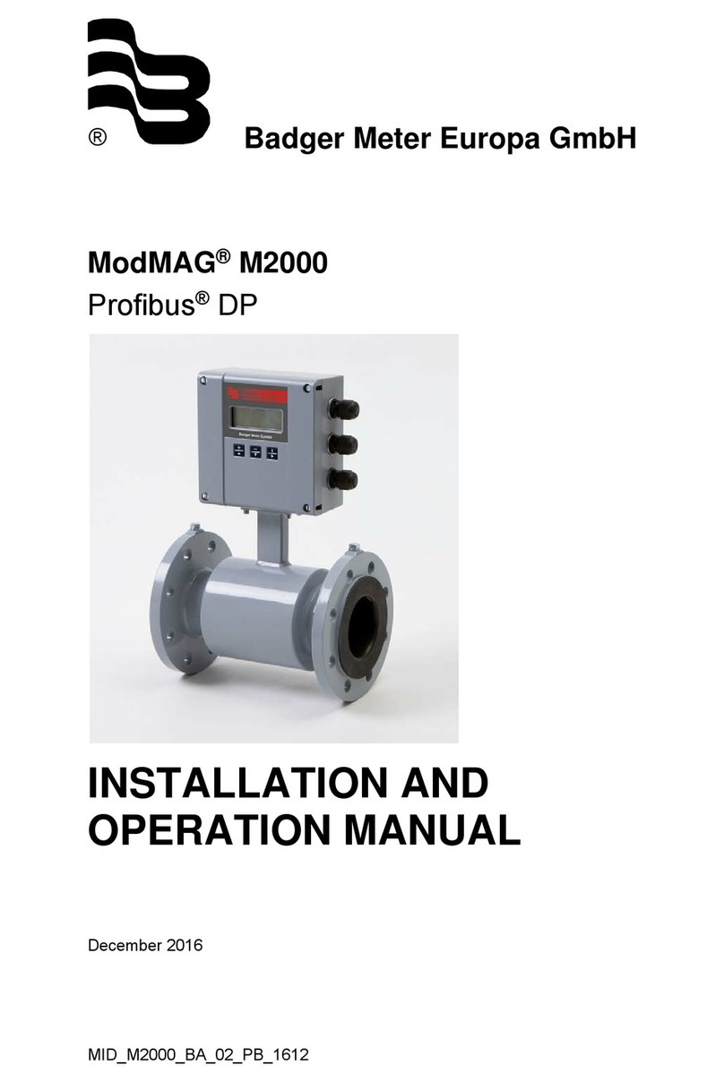 Badger Basket ModMag M2000 Installation and operation manual