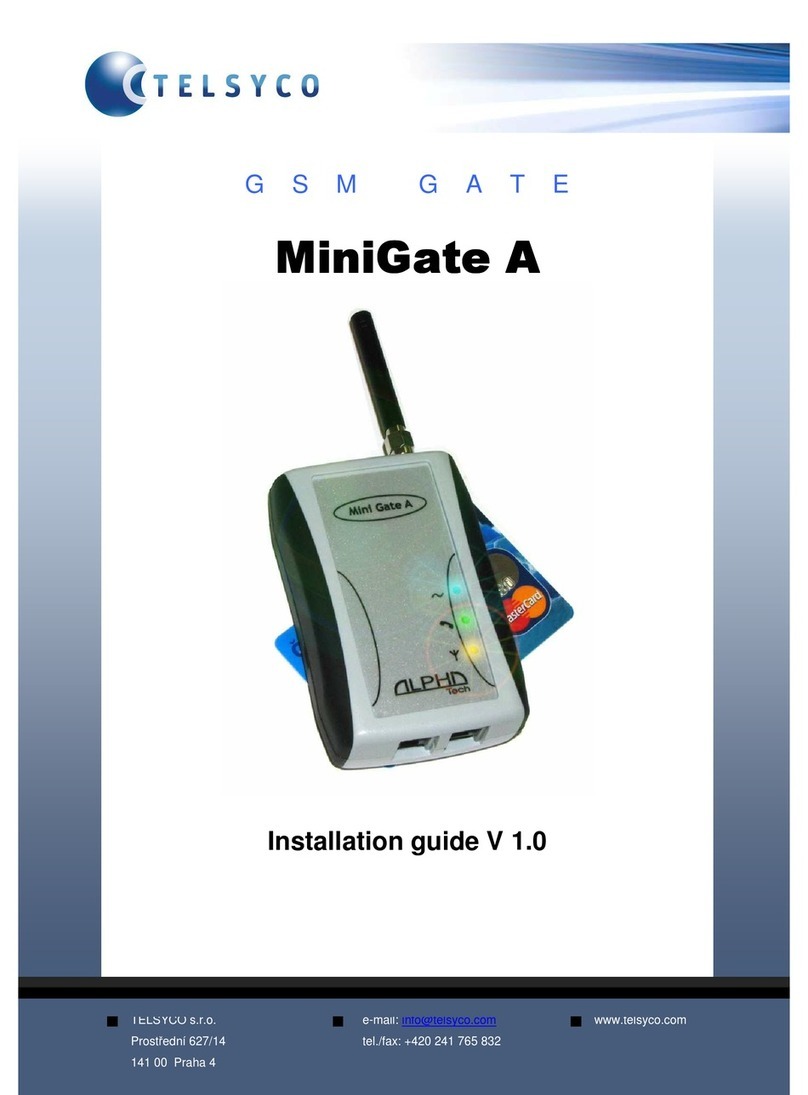 Telsyco MiniGate A installation guide