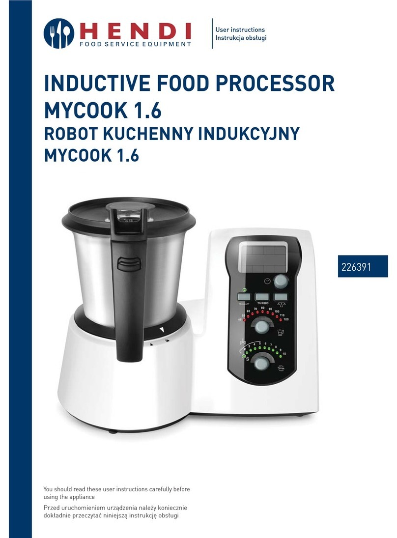 Hendi MYCOOK 1.6 User manual