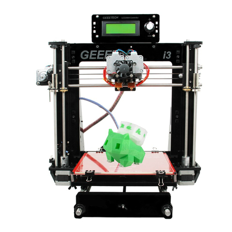Geeetech Acrylic I3 Pro Operation instructions