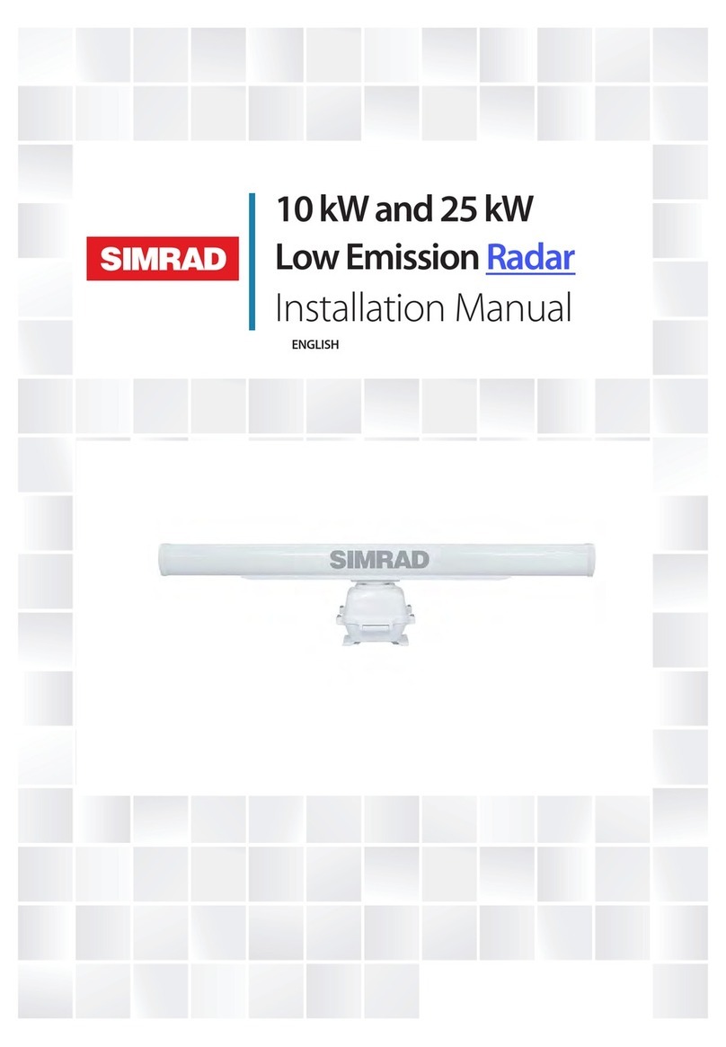 Simrad TXL-10S-4 installation manual