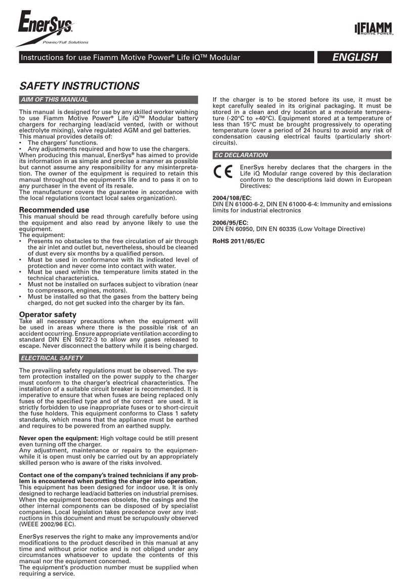 Fiamm Motive Power Life iQ user manual